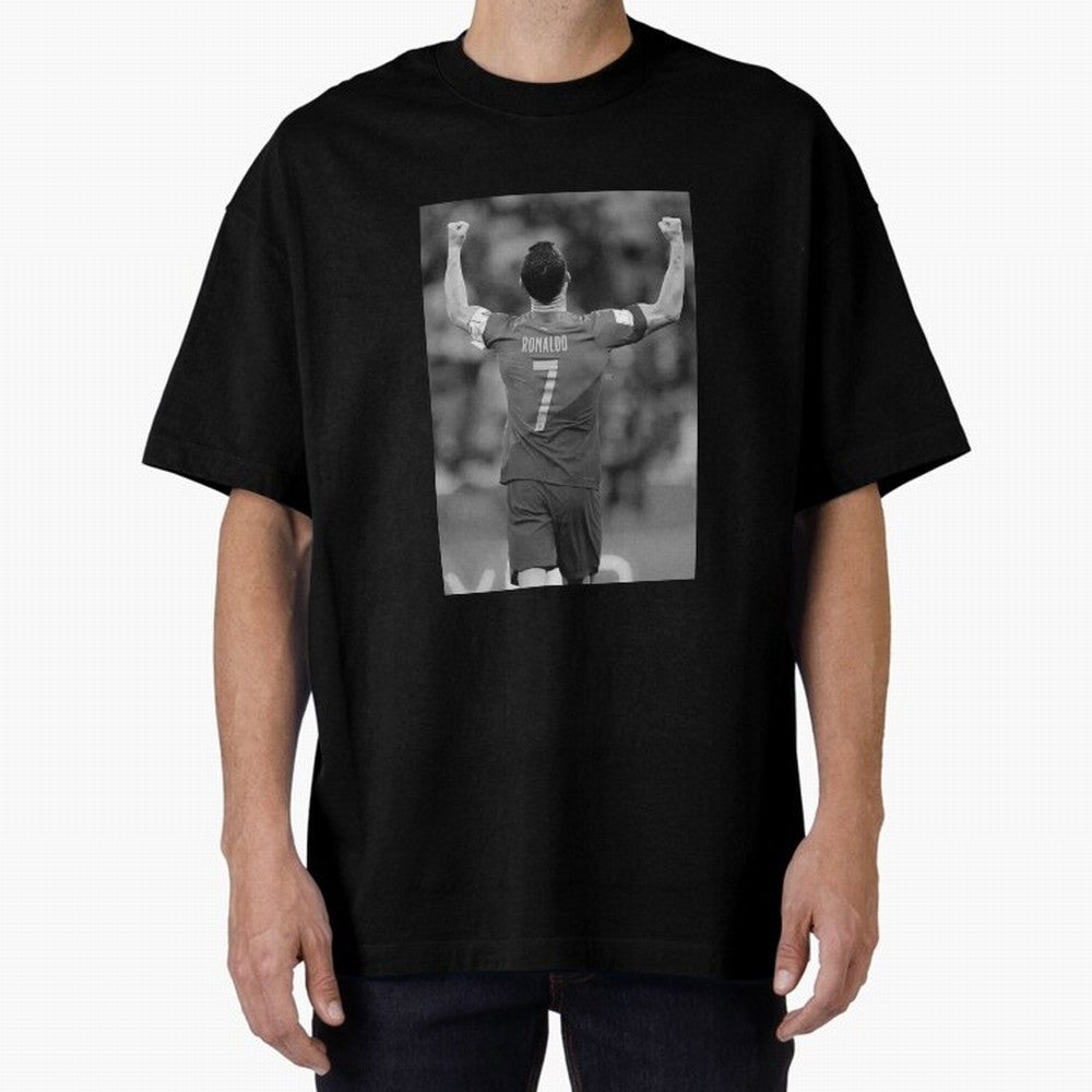 Cristiano Ronaldo Oversized T-Shirt Bring Retro Soccer Energy to FIFA World Cup 2026 with Neymar, England Energy, Fan Favorite Moments, National Team Passion, Big Match Drama and Soccer History; Built for Supporters Chasing Trophy Dreams, Final