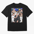 Carlo Ancelotti and Real Madrid Players Oversized T-Shirt Honor the Football Icons of FIFA World Cup 2026 USA Canada Mexico Spirit, Inspired by Germany, Haaland, Retro Football Energy, Iconic Rivalries, Trophy Chase Drama and Stadium Atmosphere;