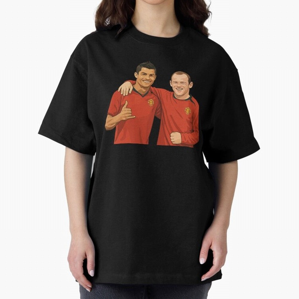 Ron & Roon Oversized T-Shirt Remember the FIFA World Cup 2026 USA Canada Mexico Journey through Messi, CR7 and Mbappe Highlights, Portugal Pride, Vintage Soccer Flavor, Modern Football Stars, National Flags and Final Night Emotion; Ideal for Fans