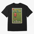 CR7 Comic Oversized T-Shirt Feel Match Day Hype around FIFA World Cup 2026 USA Canada Mexico, Neymar, Portugal, Spain and Germany, Global Supporter Spirit, Legendary Goals, National Colors and Tournament Celebration; Ideal for Football Dads,