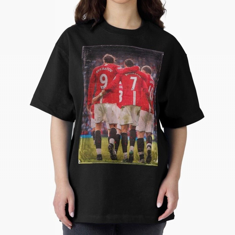 Ronaldo Berbatov Rooney Oversized T-Shirt Back Your Heroes with Match Day Hype around FIFA World Cup 2026 Group Stage, Haaland and Mbappe, Brazil, Portugal and Argentina, Football History, Final Match Energy, Crowd Noise and Once in a Lifetime