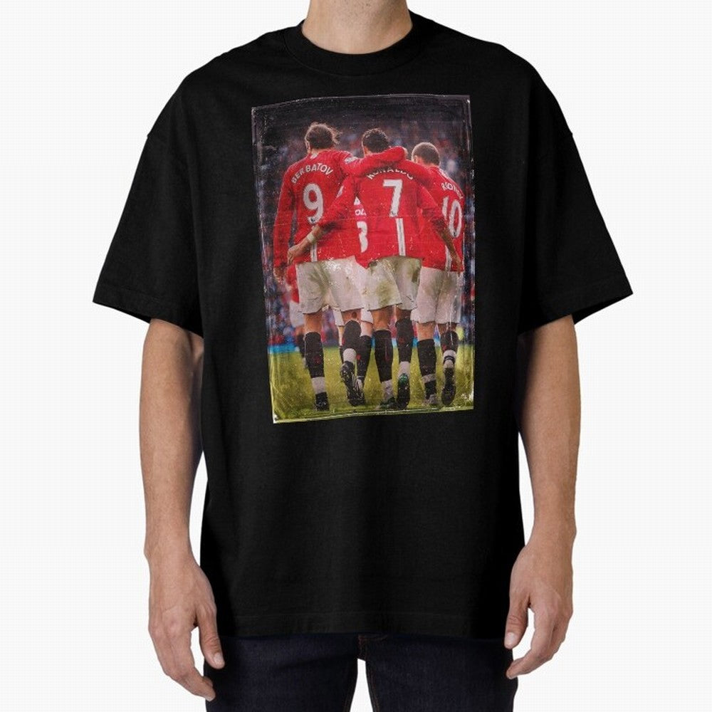Ronaldo Berbatov Rooney Oversized T-Shirt Back Your Heroes with Match Day Hype around FIFA World Cup 2026 Group Stage, Haaland and Mbappe, Brazil, Portugal and Argentina, Football History, Final Match Energy, Crowd Noise and Once in a Lifetime