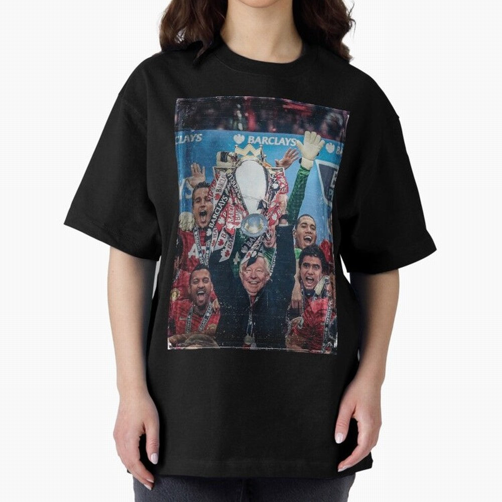 Sir Alex Ferguson Vintage Oversized T-Shirt Bring Trophy Dreams to FIFA World Cup 2026 Built around Messi, CR7 and Mbappe, England and Germany Energy, Sports Nostalgia, International Competition, Famous Players and Unforgettable Victories; Perfect