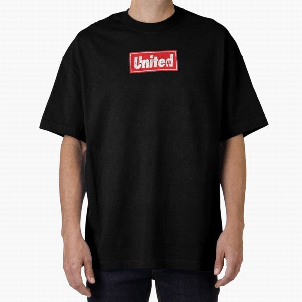 Manchester United Oversized T-Shirt Relive Legendary Nights from Match Day Hype around FIFA World Cup 2026 Group Stage, Messi, CR7 and Mbappe, England, Football Festival Excitement, Trophy Ambitions, Country Rivalries and Star Player Buzz; Great