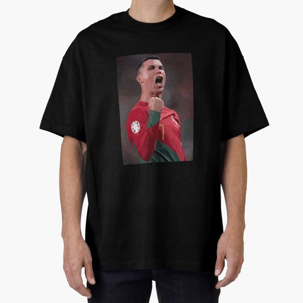 Cristiano Ronaldo Oversized T-Shirt Refresh FIFA World Cup 2026 Group Stage Featuring CR7 and Messi, France Energy, Classic Soccer Heritage, Championship Pressure, Fan Loyalty and International Pride; Made for Collectors Who Enjoy Iconic Players,