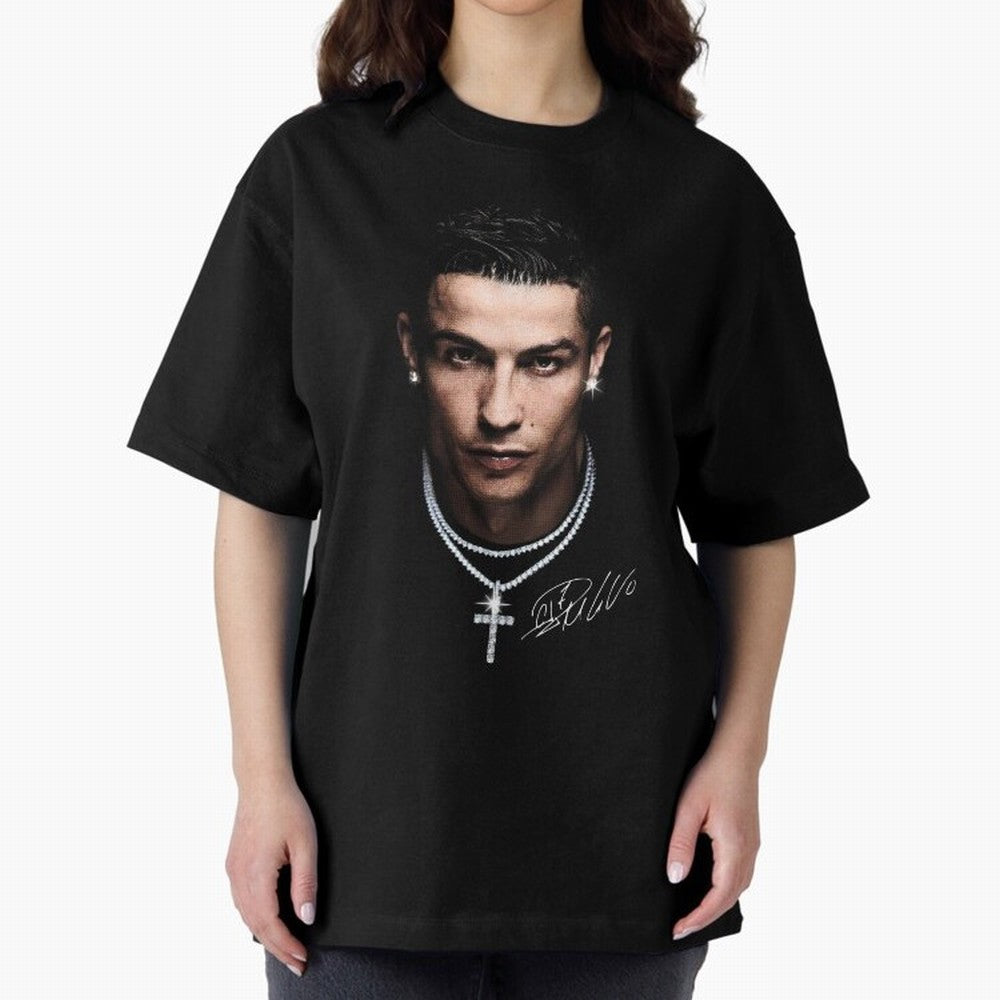 CR7 - Streetwear Clothing | Oversized T-Shirt Turn Up for FIFA World Cup 2026 for Fans of Messi and Cristiano Ronaldo and England, Bringing Football Passion, Legendary Performances, Festival Vibes and Supporter Community; Ideal for Football Dads,