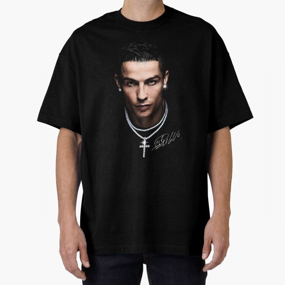 CR7 - Streetwear Clothing | Oversized T-Shirt Turn Up for FIFA World Cup 2026 for Fans of Messi and Cristiano Ronaldo and England, Bringing Football Passion, Legendary Performances, Festival Vibes and Supporter Community; Ideal for Football Dads,
