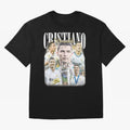 Cr7 Vintage Tribute: Soccer Legend Collage | Limited Edition Oversized T-Shirt Honor the Football Icons of Match Day Hype around FIFA World Cup 2026 Group Stage, Mbappe, France, Global Supporter Spirit, Legendary Goals, National Colors and