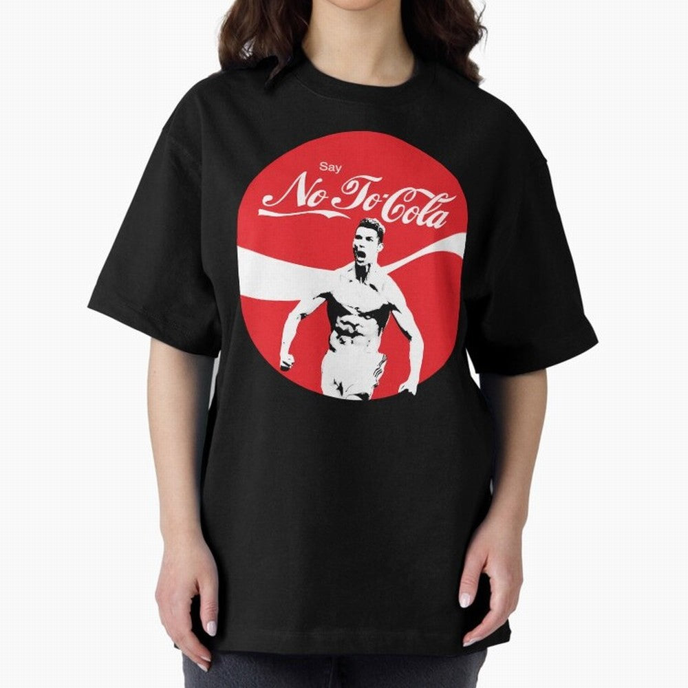 Cristiano Ronaldo Say No To Cola Oversized T-Shirt Stand Out with Spirit from the FIFA World Cup 2026 Journey through CR7 Highlights, Netherlands Pride, Football Festival Excitement, Trophy Ambitions, Country Rivalries and Star Player Buzz; Perfect