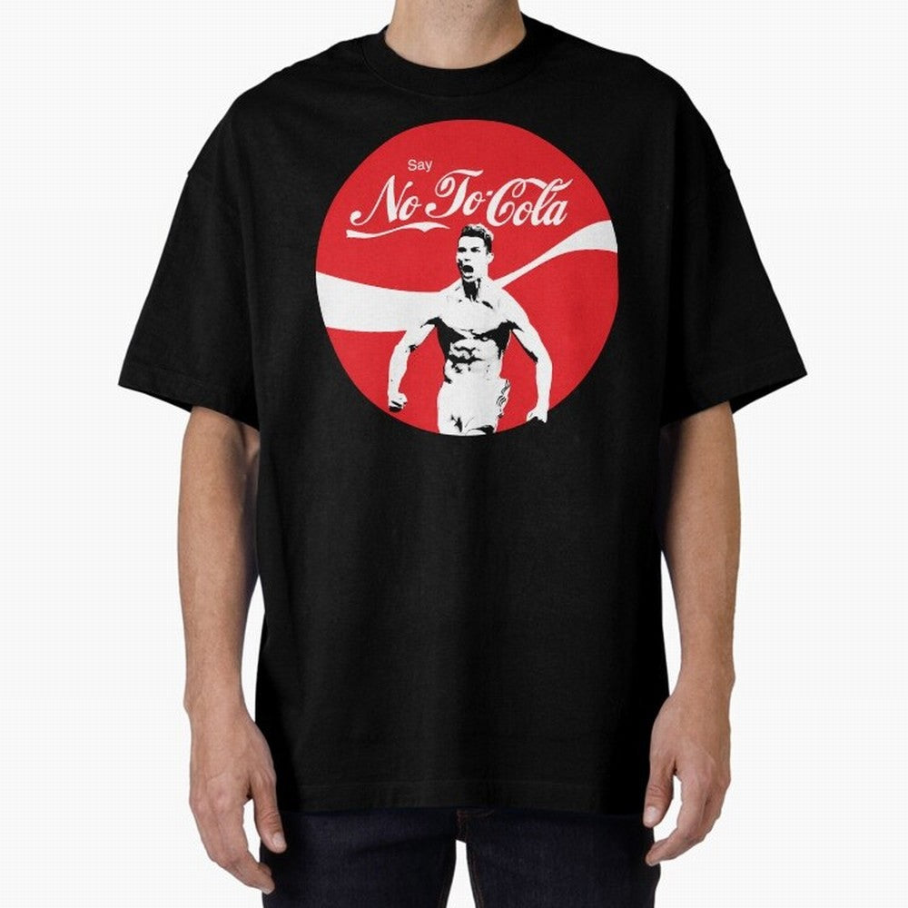 Cristiano Ronaldo Say No To Cola Oversized T-Shirt Stand Out with Spirit from the FIFA World Cup 2026 Journey through CR7 Highlights, Netherlands Pride, Football Festival Excitement, Trophy Ambitions, Country Rivalries and Star Player Buzz; Perfect