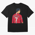 Cristiano Ronaldo Oversized T-Shirt Celebrate the Biggest Stage of FIFA World Cup 2026 USA Canada Mexico for Fans of Cristiano Ronaldo and France and Portugal, Bringing Worldwide Fan Energy, Dramatic Goals, Stadium Lights and Championship