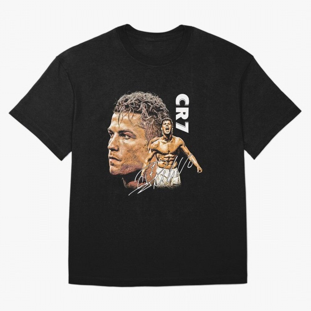 Retro Football Legend Poster Illustration For Men And Gift For Soccer Fans Oversized T-Shirt Remember FIFA World Cup 2026 Group Stage Filled with CR7 and Messi, England Energy, Retro Football Energy, Iconic Rivalries, Trophy Chase Drama and Stadium