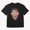 Funny Soccer Player Celebration Shout Illustration For Men, Gift For Football Fans Oversized T-Shirt Represent Fans Who Live for the FIFA World Cup 2026 Group Stage Journey through Messi, Neymar and Mbappe Highlights, France Pride, Soccer Culture,