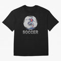Grand final of football, World Cup Oversized T-Shirt Unlock Global Football Passion for FIFA World Cup 2026 Group Stage, Highlighting CR7 and Messi, France and Portugal, Classic Soccer Heritage, Championship Pressure, Fan Loyalty and International