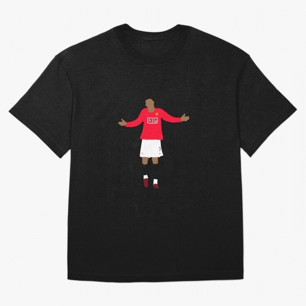 Cristiano Ronaldo Goal Celebration Illustration Oversized T-Shirt Honor FIFA World Cup 2026 Group Stage for Fans of Messi, CR7 and Mbappe and Spain, Bringing Supporter Pride, Iconic Celebrations, Legendary Names and Global Match Day Energy; Perfect