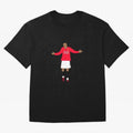 Cristiano Ronaldo Goal Celebration Illustration Oversized T-Shirt Honor FIFA World Cup 2026 Group Stage for Fans of Messi, CR7 and Mbappe and Spain, Bringing Supporter Pride, Iconic Celebrations, Legendary Names and Global Match Day Energy; Perfect