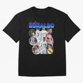 CR7 Real Madrid Poster ¨C For Football Fans and Gift For Ronaldo Supporters Oversized T-Shirt Enjoy the Biggest Football Party of FIFA World Cup 2026 USA Canada Mexico for Fans of Messi and Argentina and Brazil, Bringing Sports Nostalgia,
