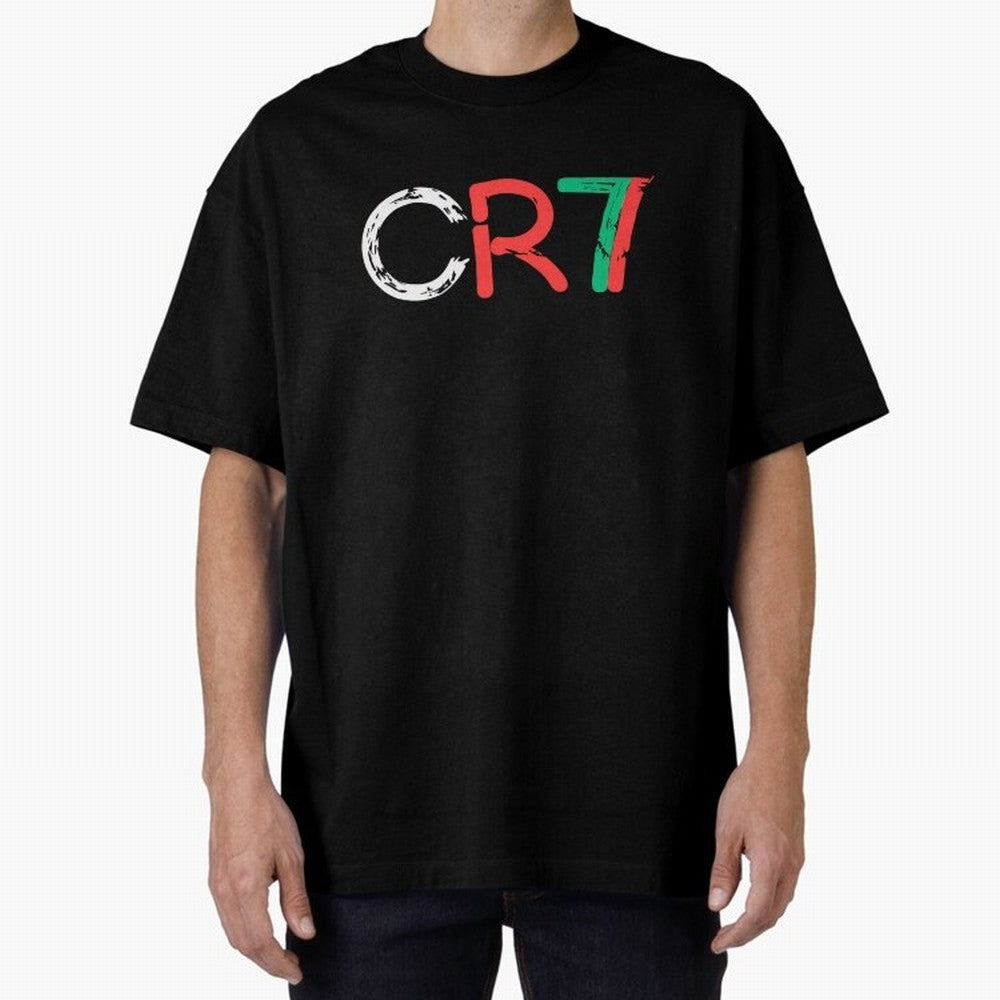 CR7 Portugal Colors Poster For Football Fans, Gift For Soccer Lovers Oversized T-Shirt Feel the Roar of FIFA World Cup 2026 Spirit, Centered on France, Neymar, Vintage Soccer Flavor, Modern Football Stars, National Flags and Final Night Emotion;