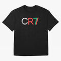 CR7 Portugal Colors Poster For Football Fans, Gift For Soccer Lovers Oversized T-Shirt Feel the Roar of FIFA World Cup 2026 Spirit, Centered on France, Neymar, Vintage Soccer Flavor, Modern Football Stars, National Flags and Final Night Emotion;