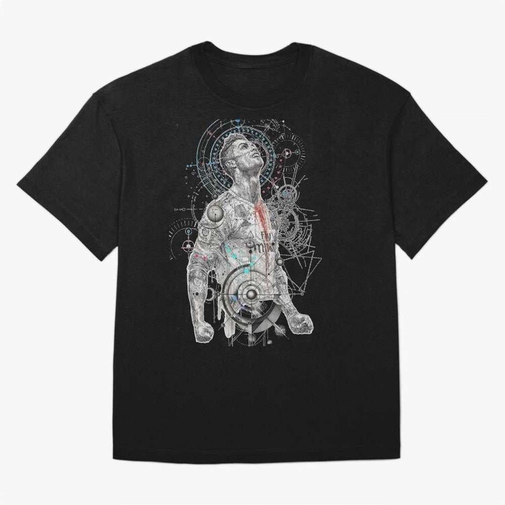 Cristiano Ronaldo Football Playmaker Oversized T-Shirt Feel the Heartbeat of FIFA World Cup 2026 USA Canada Mexico Featuring Messi, CR7 and Mbappe, Brazil, Portugal and Argentina Energy, Vintage Soccer Flavor, Modern Football Stars, National Flags
