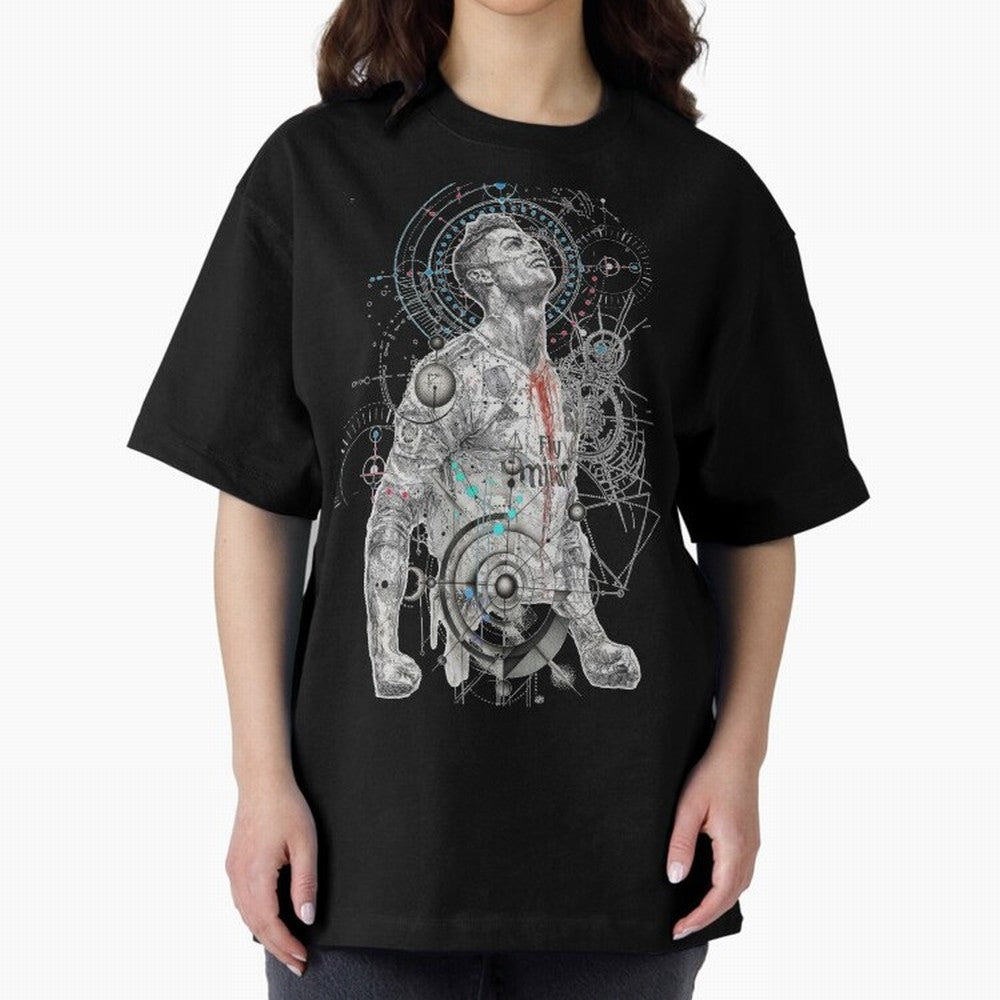 Cristiano Ronaldo Football Playmaker Oversized T-Shirt Feel the Heartbeat of FIFA World Cup 2026 USA Canada Mexico Featuring Messi, CR7 and Mbappe, Brazil, Portugal and Argentina Energy, Vintage Soccer Flavor, Modern Football Stars, National Flags
