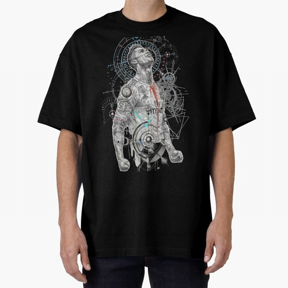 Cristiano Ronaldo Football Playmaker Oversized T-Shirt Feel the Heartbeat of FIFA World Cup 2026 USA Canada Mexico Featuring Messi, CR7 and Mbappe, Brazil, Portugal and Argentina Energy, Vintage Soccer Flavor, Modern Football Stars, National Flags