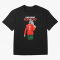 Cristiano Ronaldo Win Oversized T-Shirt Celebrate National Team Dreams in FIFA World Cup 2026 Group Stage for Fans of Messi and Germany, Bringing Soccer Culture, Superstar Moments, National Team Dreams and Competitive Fire; Ideal for Passionate