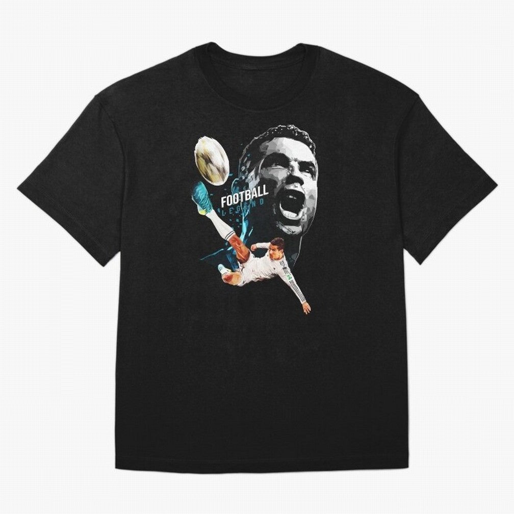 Cristiano Ronaldo Oversized T-Shirt Live for the Drama of Match Day Hype around FIFA World Cup 2026 Group Stage, Mbappe, England, France and Netherlands, Classic Soccer Heritage, Championship Pressure, Fan Loyalty and International Pride; Perfect