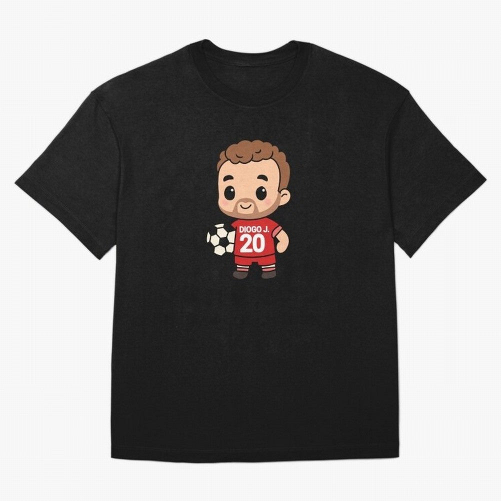 Diogo Jota jersey | manga | cute kawaii | by Nooby Draw Oversized T-Shirt Show Your Tournament Heart for Match Day Hype around FIFA World Cup 2026, Mbappe and Neymar, Portugal, Spain and Germany, Tournament Hype, Historic Matchups, Family Viewing