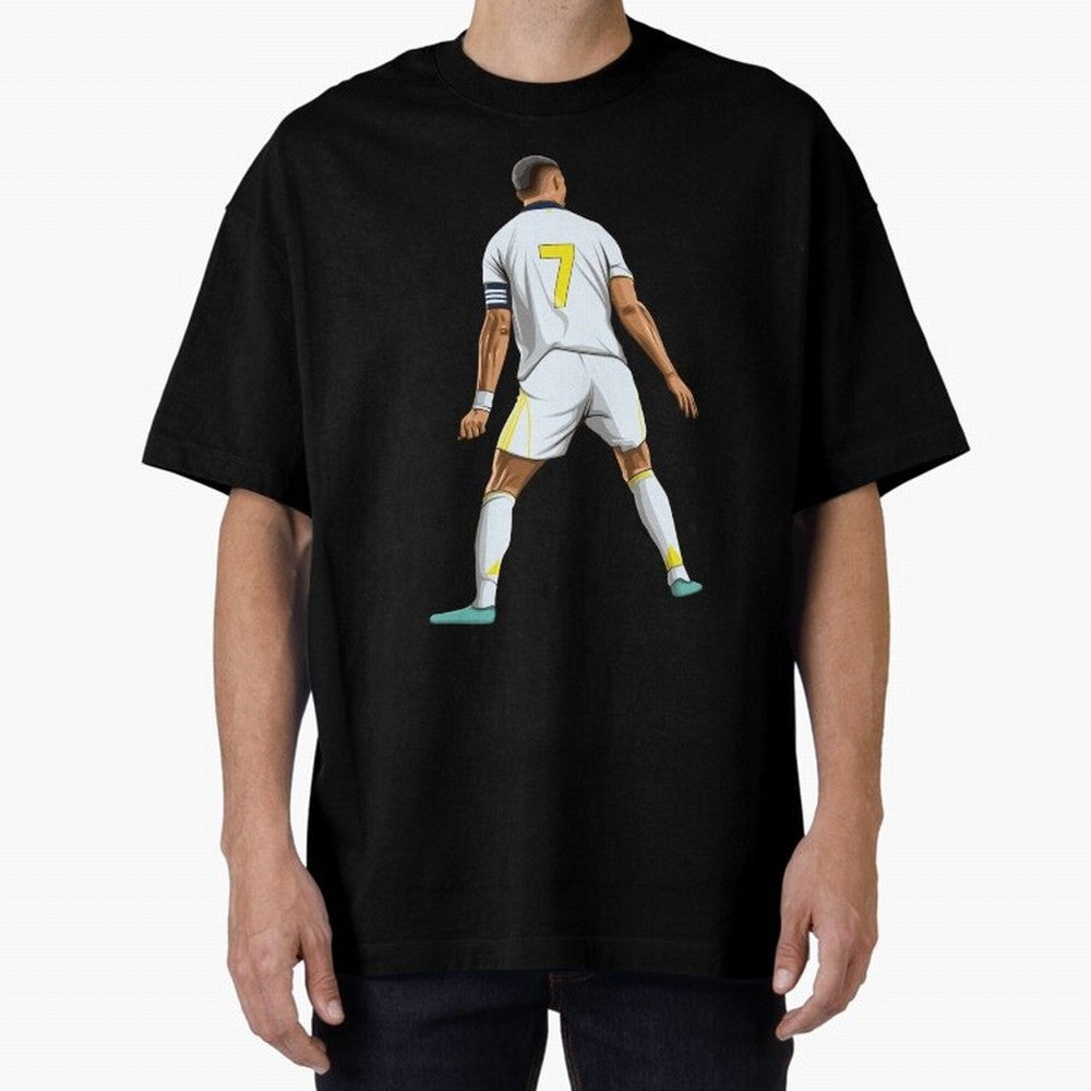 Cristiano Ronaldo Oversized T-Shirt Stand Out with Spirit from FIFA World Cup 2026 Group Stage Spirit, with Brazil, Haaland, Football Passion, Legendary Performances, Festival Vibes and Supporter Community; Perfect for Supporters Who Want Bold