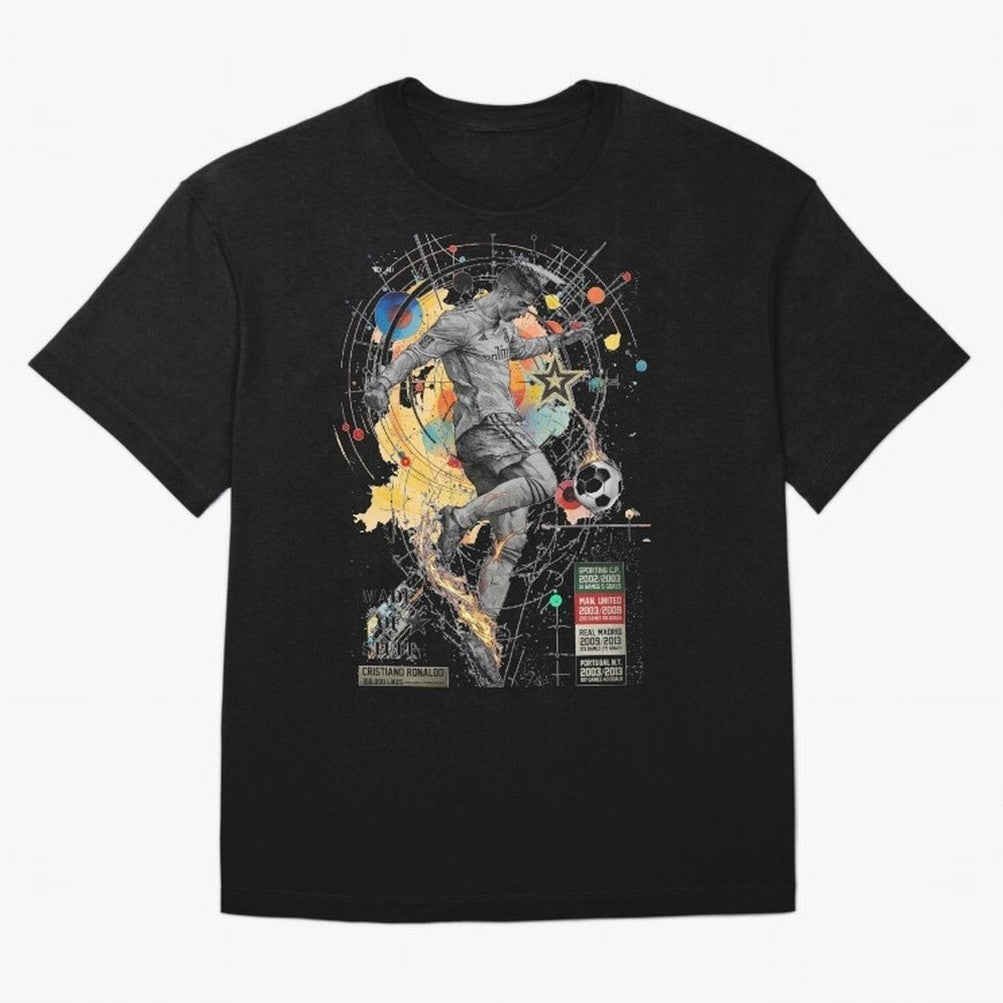 Cristiano Ronaldo Football Playmaker Oversized T-Shirt Cheer through Every Moment of FIFA World Cup 2026 Group Stage Filled with Mbappe, England and Germany Energy, Football Passion, Legendary Performances, Festival Vibes and Supporter Community;
