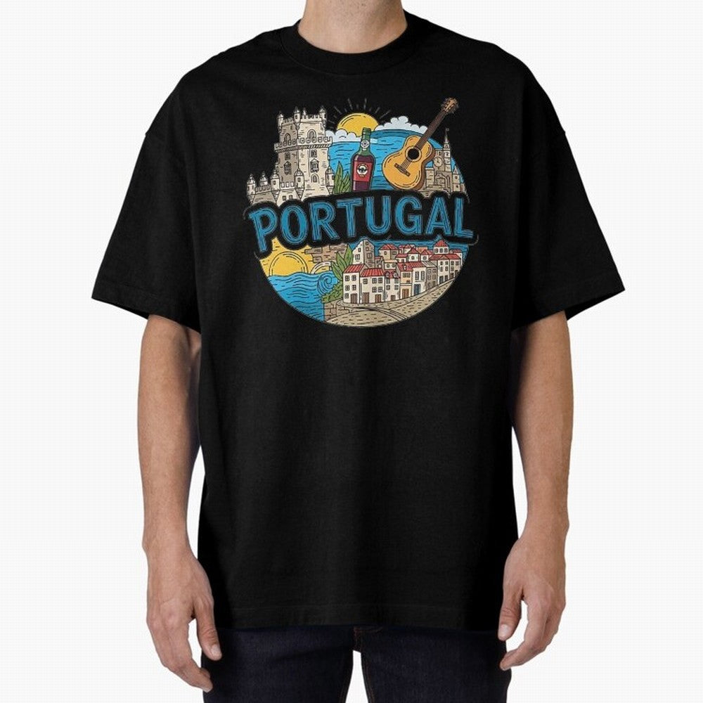PORTUGAL Oversized T-Shirt Bring Home FIFA World Cup 2026 Group Stage for Fans of Haaland and England and Germany, Bringing Tournament Hype, Historic Matchups, Family Viewing Parties and Global Sports Pride; Made for Collectors Who Enjoy Iconic
