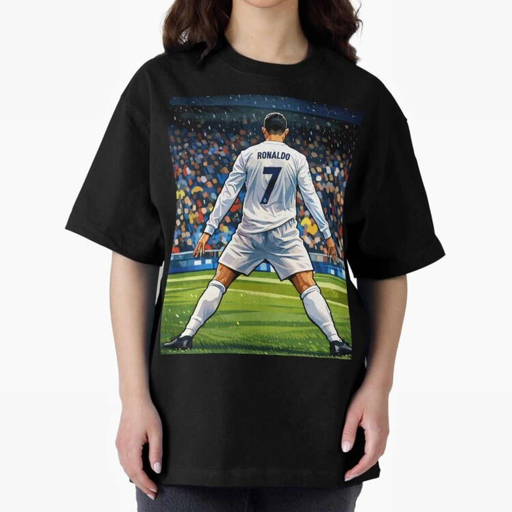CR7 Oversized T-Shirt Bring Global Tournament Vibes to FIFA World Cup 2026 USA Canada Mexico Made for Cristiano Ronaldo, Argentina, France and Brazil Energy, Football Festival Excitement, Trophy Ambitions, Country Rivalries and Star Player Buzz;