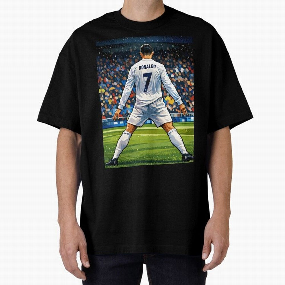 CR7 Oversized T-Shirt Bring Global Tournament Vibes to FIFA World Cup 2026 USA Canada Mexico Made for Cristiano Ronaldo, Argentina, France and Brazil Energy, Football Festival Excitement, Trophy Ambitions, Country Rivalries and Star Player Buzz;