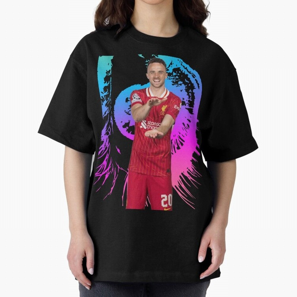 Diogo Jota Oversized T-Shirt Feel the Heartbeat of FIFA World Cup 2026 Group Stage Celebrating Mbappe, Spain and Netherlands Energy, Worldwide Fan Energy, Dramatic Goals, Stadium Lights and Championship Celebrations; Made for Collectors Who Enjoy