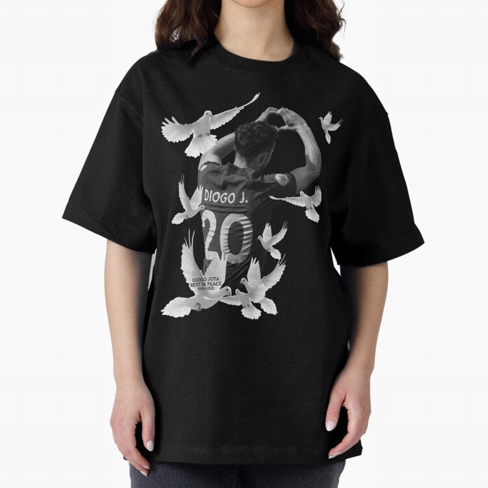 Diogo Jota rest in peace Oversized T-Shirt Make Your Look Match FIFA World Cup 2026 Group Stage Spirit, with England, Cristiano Ronaldo, Fan Favorite Moments, National Team Passion, Big Match Drama and Soccer History; Perfect for People Who Love