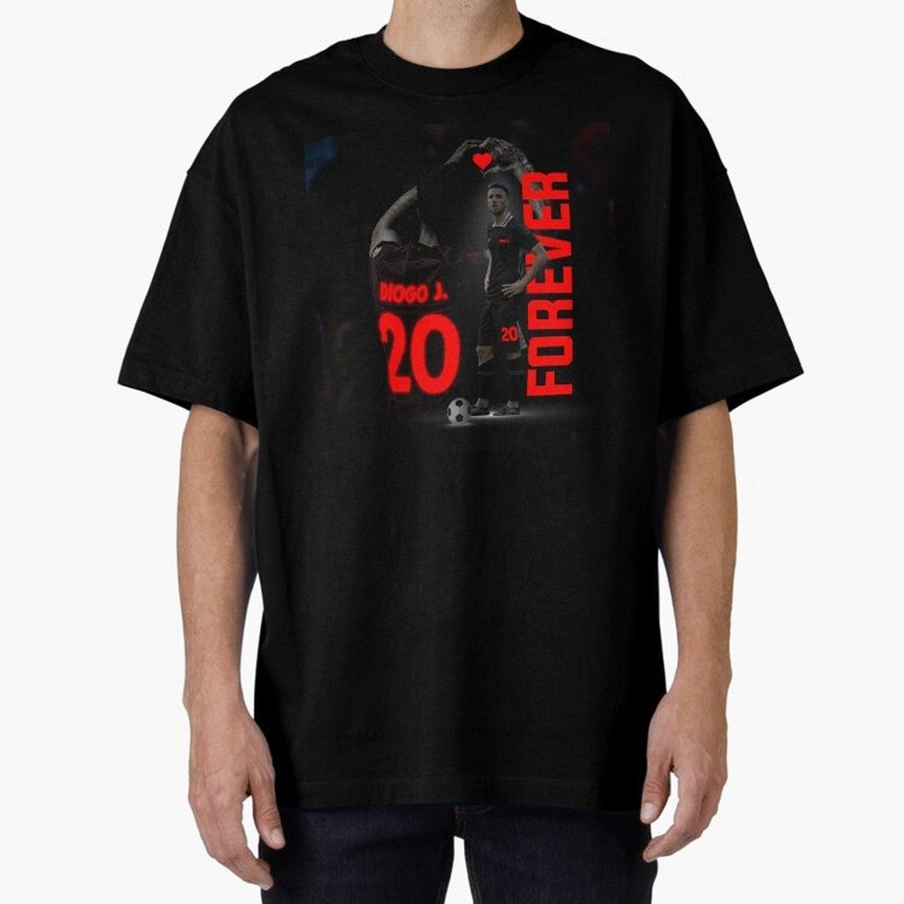 Diogo jota forever Oversized T-Shirt Feel the Roar of FIFA World Cup 2026 Group Stage Connected to Haaland and Mbappe, Brazil, Portugal and Argentina Energy, Supporter Pride, Iconic Celebrations, Legendary Names and Global Match Day Energy; Built
