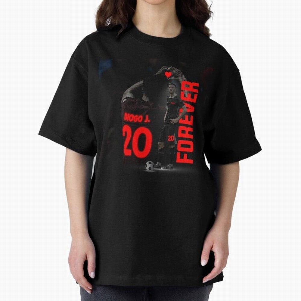 Diogo jota forever Oversized T-Shirt Feel the Roar of FIFA World Cup 2026 Group Stage Connected to Haaland and Mbappe, Brazil, Portugal and Argentina Energy, Supporter Pride, Iconic Celebrations, Legendary Names and Global Match Day Energy; Built