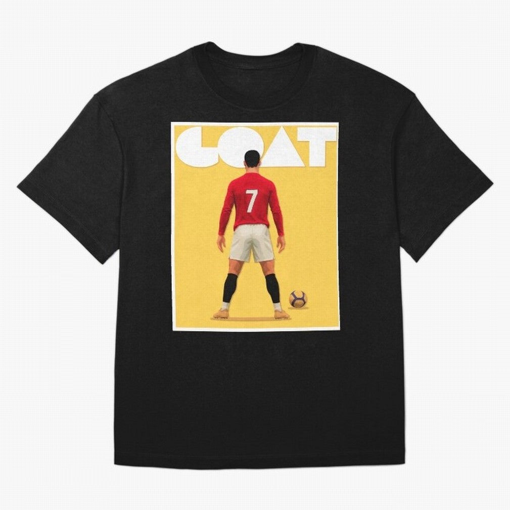 Cristiano Ronaldo Men's CR7 Football Jersey | Real Madrid GOAT Portugal Sports Shirt Fan Gift Oversized T-Shirt Bring Global Tournament Vibes to the FIFA World Cup 2026 Group Stage Journey through Messi Highlights, England Pride, Soccer Culture,