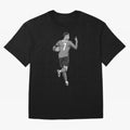 Cristiano Ronaldo Black and White Version Oversized T-Shirt Mark FIFA World Cup 2026 USA Canada Mexico Driven by Mbappe and Neymar, France Energy, Global Supporter Spirit, Legendary Goals, National Colors and Tournament Celebration; Ideal for Fans