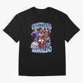 Cristiano Ronaldo GOAT Oversized T-Shirt Honor the FIFA World Cup 2026 Journey through CR7 and Messi Highlights, England Pride, Retro Football Energy, Iconic Rivalries, Trophy Chase Drama and Stadium Atmosphere; Created for Match Day Parties,