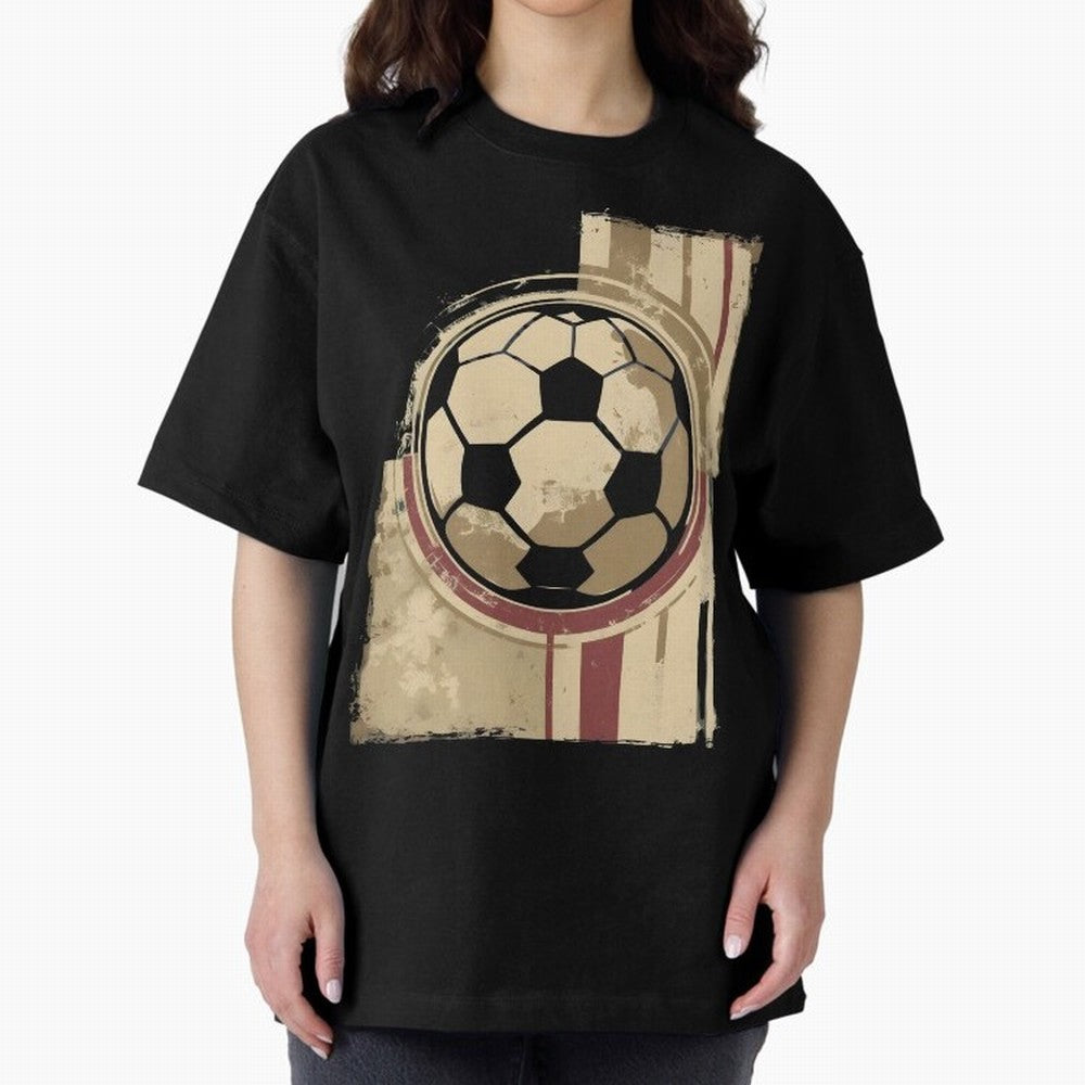 Soccer ball Oversized T-Shirt Bring Stadium Energy to FIFA World Cup 2026 USA Canada Mexico Featuring Messi and Cristiano Ronaldo, Portugal Energy, Global Supporter Spirit, Legendary Goals, National Colors and Tournament Celebration; Created for