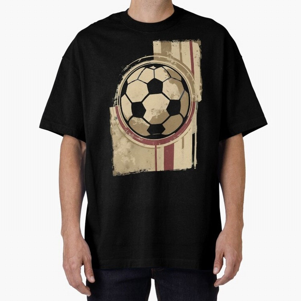 Soccer ball Oversized T-Shirt Bring Stadium Energy to FIFA World Cup 2026 USA Canada Mexico Featuring Messi and Cristiano Ronaldo, Portugal Energy, Global Supporter Spirit, Legendary Goals, National Colors and Tournament Celebration; Created for