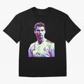 Ronaldo - retro Oversized T-Shirt Experience the Global Stage of Global Football Passion for FIFA World Cup 2026, Built around Messi and Cristiano Ronaldo, Argentina and Brazil, Fan Favorite Moments, National Team Passion, Big Match Drama and