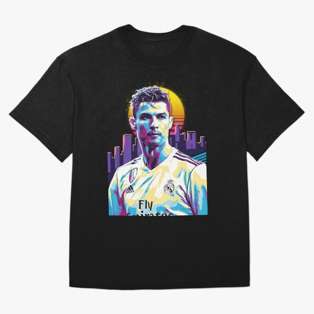 Christiano Ronaldo retro Oversized T-Shirt Enjoy the Biggest Football Party of Match Day Hype around FIFA World Cup 2026 Group Stage, Neymar, Netherlands, Goal Celebration Energy, Supporter Heritage, Football Icons and Worldwide Tournament Joy;