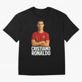 Cristiano Ronaldo Oversized T-Shirt Show Your Tournament Heart for Match Day Hype around FIFA World Cup 2026 Group Stage, Mbappe, England and Germany, Classic Soccer Heritage, Championship Pressure, Fan Loyalty and International Pride; Built for