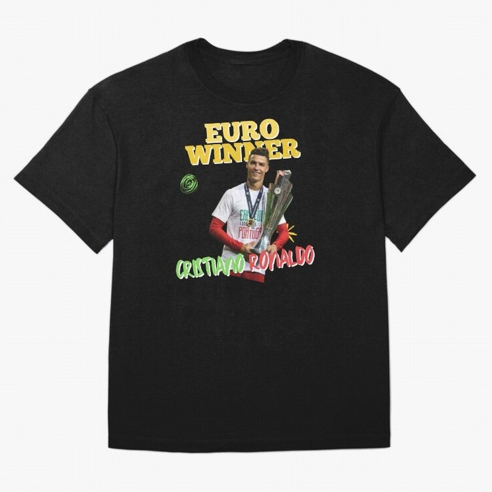 Cristiano Ronaldo Euro Winner Oversized T-Shirt Refresh the FIFA World Cup 2026 Group Stage Journey through Neymar, Haaland and Cristiano Ronaldo Highlights, Argentina, France and Brazil Pride, Match Day Excitement, Supporter Culture, Golden Goals