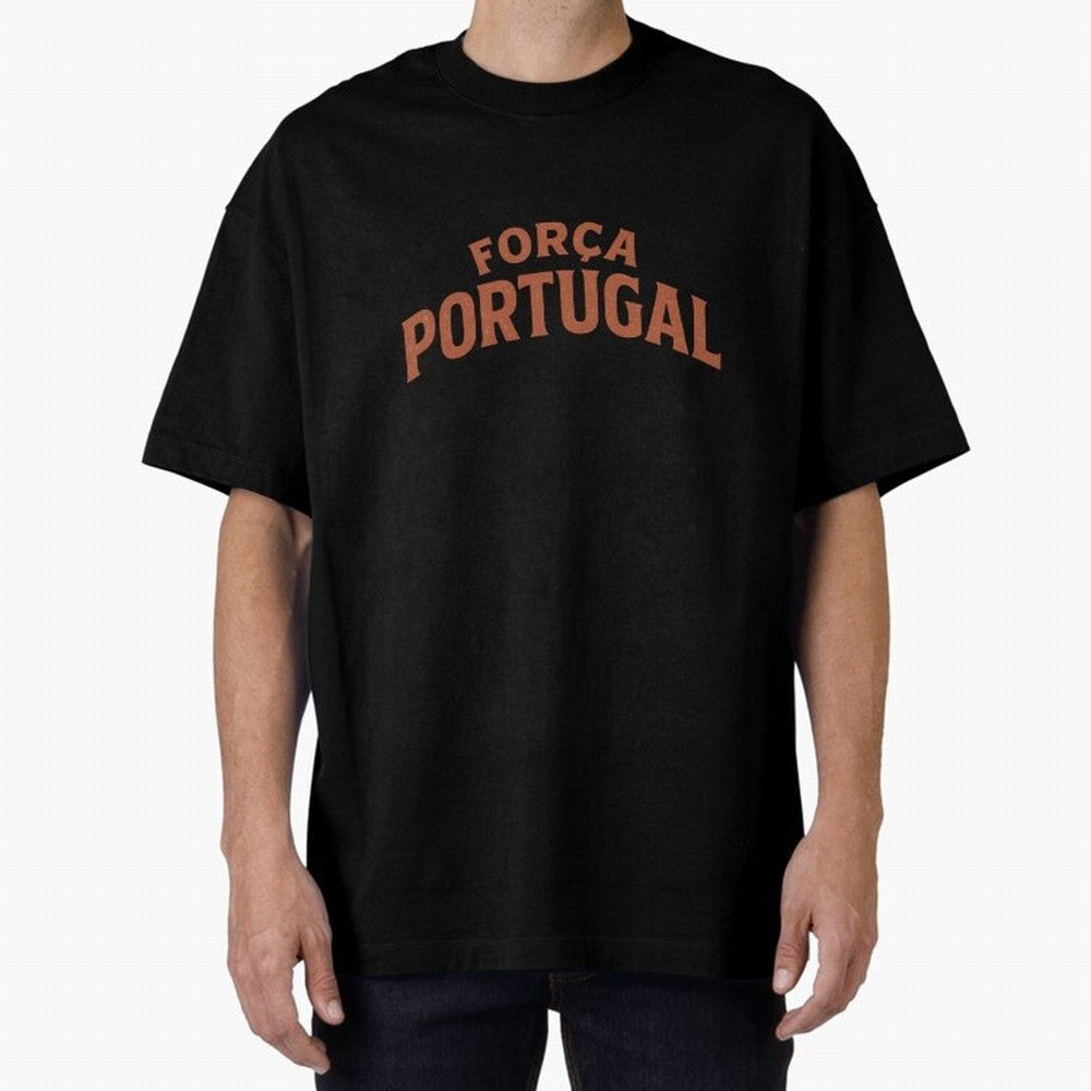 Vintage For?a Portugal Emblem ¨C Portuguese Football Fan Design Oversized T-Shirt Bring a Vintage Feel to the FIFA World Cup 2026 Group Stage Journey through Haaland Highlights, Brazil Pride, Vintage Soccer Flavor, Modern Football Stars, National