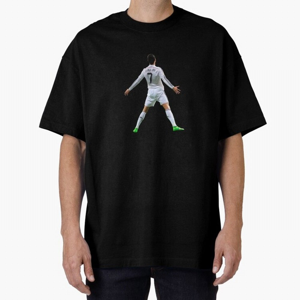 DESIGN CRISTIANO RONALDO CR7 STICKER Oversized T-Shirt Support the Legends of FIFA World Cup 2026 Group Stage Built around Haaland and Mbappe, Argentina Energy, Football History, Final Match Energy, Crowd Noise and Once in a Lifetime Moments;