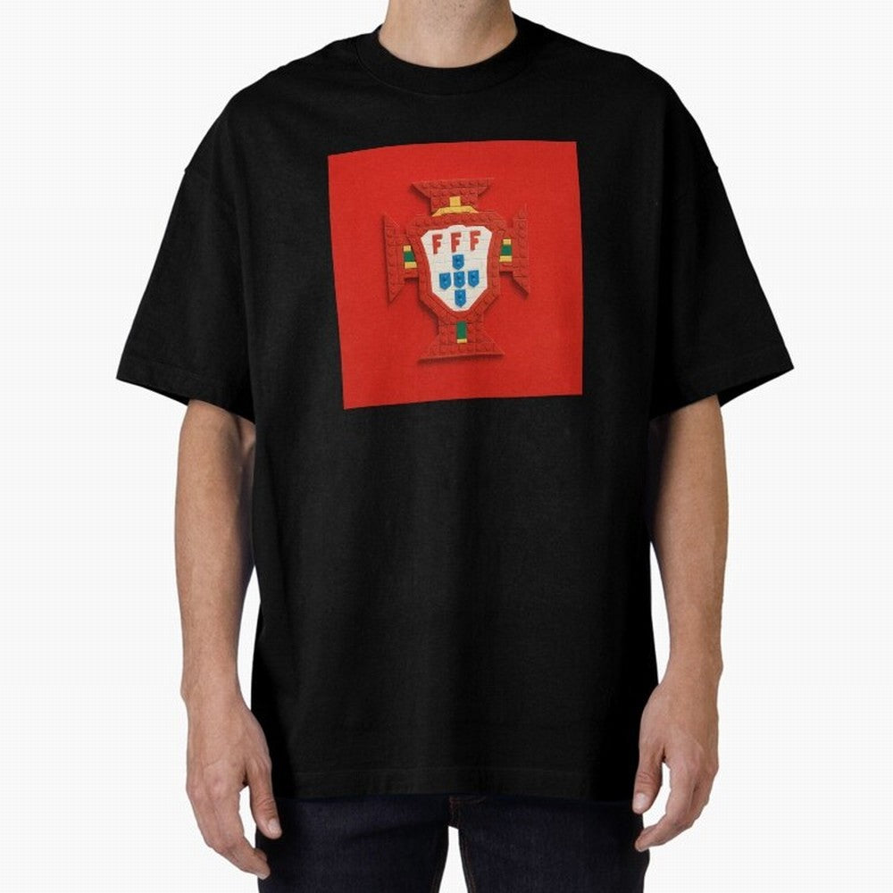 Portugal Blocks Oversized T-Shirt Celebrate Unforgettable Nights in the FIFA World Cup 2026 Journey through Mbappe Highlights, Germany Pride, Football Passion, Legendary Performances, Festival Vibes and Supporter Community; Perfect for Supporters